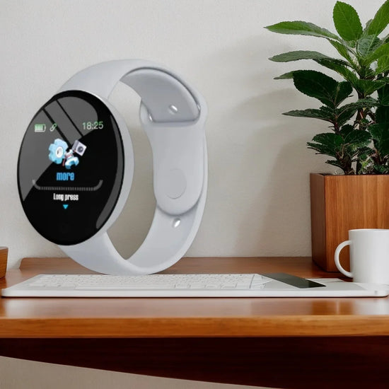 Round Digital Smart Sport Watch – LED Electronic Bluetooth Wristwatch for Men/Women/Kids (Dropshipping Ready)