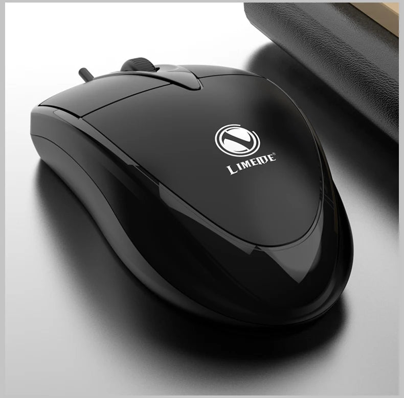 301 Wired USB Optical Mouse for Office & Gaming