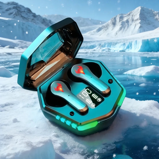 Auriculares Tws con pantalla digital, auriculares inalámbricos Bluetooth, auriculares para juegos, auriculares internos para teléfonos inteligentes.