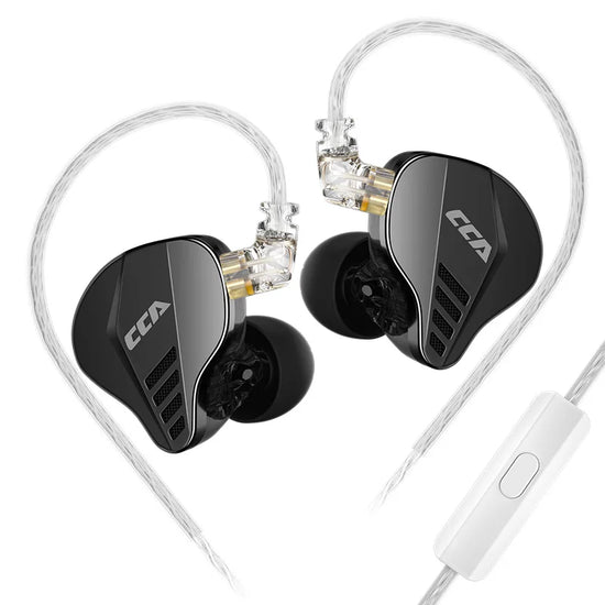 Auriculares intraaurales híbridos CCA PIANIST de metal con graves HIFI y monitorización, deportivos, con cancelación de ruido.
