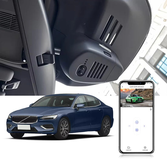 Dash Cam For Volvo S60 V60 2019 2020 2021 2022 2023 2024 2025 Plug and Play Car DVR 4K Dashcam for Car Camera Video Recorder