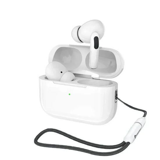 Auriculares inalámbricos Bluetooth Air Pro True con cordón, sonido HiFi, baja latencia y reducción de ruido para iOS y Android.